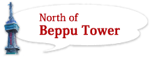 North of Beppu Tower